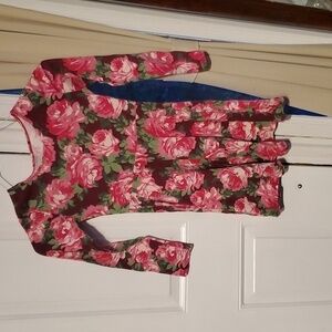 Childrens Place Girls Dres 👗 Size M 7/8 Pink and White Floral Dress Lightweight